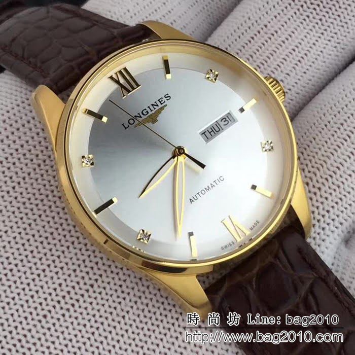 LONGINES浪琴 全自動機械 時尚男士腕表 WSS2361